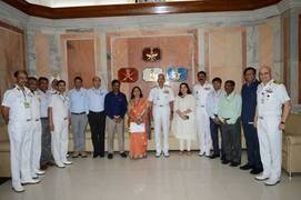 
      
      Debrief for exercise Sea Vigil  conducted at Naval headquarter
      
      