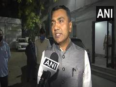 
      
      Goa: Pramod Sawant arrives in Delhi, says will meet central...
      
      