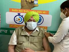 
      
      Punjab CM takes first dose of COVID-19 vaccine
      
      