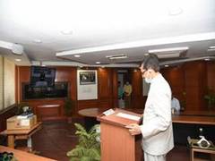 
      
      Eminent banker Suresh N Patel takes oath as Vigilance Commissioner
      
      