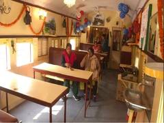 
      
      Unused coaches of train converted into cafeteria in Patna
      
      