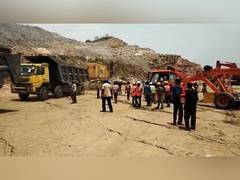 
      
      Cracks develop on mud road at Polavaram project site,...
      
      