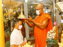 
      
      Indian envoy in Sri Lanka celebrates Poya Day
      
      
