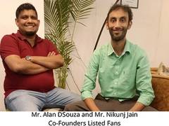 
      
      Listed fans raises funding of USD 1.6 m led by Whiteboard Capital
      
      