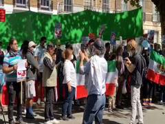 
      
      Protest held in London against China's expansionist policies
      
      