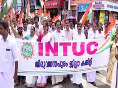 
      
      Trivandrum: United Trade Unions stage protest march against...
      
      