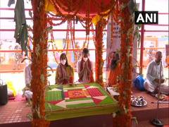 
      
      'Ramarchan puja' begins at Ram Janmabhoomi in Ayodhya ahead...
      
      