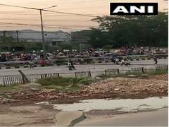 
      
      Migrants block road in Punjab's Ludhiana over unavailability...
      
      