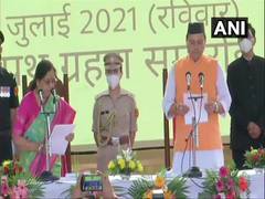 
      
      Pushkar Singh Dhami sworn in as 11th Chief Minister of Uttarakhand
      
      