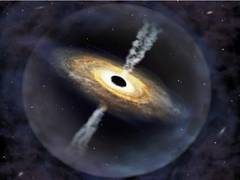 
      
      Scientists explain about second-most distant quasar, black...
      
      