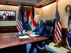 
      
      Quad leaders discuss ongoing conflict in Ukraine
      
      