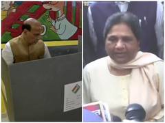 
      
      LS Poll phase five: Rajnath Singh, Mayawati, Yashwant Sinha...
      
      