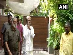 
      
      Rajinikanth greets fans outside his residence on Diwali
      
      