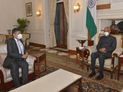 
      
      UPSC chairman calls on President Kovind
      
      