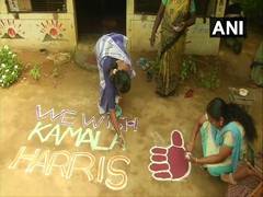 
      
      With special 'rangoli', TN village roots for Kamala Harris'...
      
      
