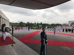 
      
      S.Korea plays India's national anthem as Rajnath receives...
      
      