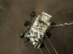 
      
      NASA's Perseverance rover sends sneak peek of Mars landing
      
      