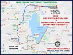 
      
      Hyderabad traffic police provides green corridor for...
      
      