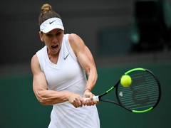 
      
      Simona Halep becomes first semifinalist at Wimbledon
      
      