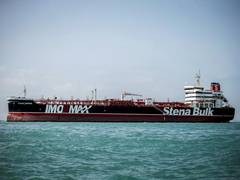 
      
      British oil tanker seized by Iran reaches Dubai port
      
      
