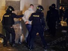 
      
      Twenty people arrested as England football fans clash with...
      
      