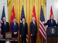 
      
      US, China sign 'Phase One' of trade deal
      
      