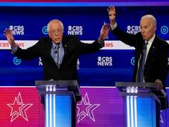 
      
      Democratic debate: Rivals target Bernie Sanders ahead of...
      
      
