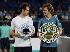 
      
      Andrey Rublev downs Andy Murray to win Abu Dhabi exhibition event
      
      