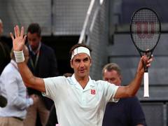 
      
      Federer defeats Gasquet in Madrid Open
      
      