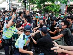 
      
      Clashes in Hong Kong after protest against mainland Chinese...
      
      