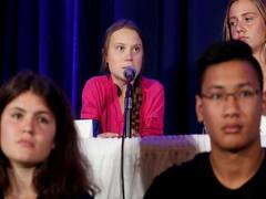 
      
      Group of 16 young climate activists including India's Ridhima...
      
      