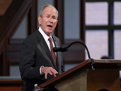 
      
      Consequences will be 'unbelievably bad': George Bush on US...
      
      