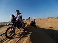 
      
      Dakar Rally: Motorcycle racer CS Santosh suffers crash, in...
      
      
