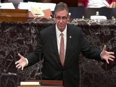 
      
      Trump's attorney argues that impeachment trial is...
      
      