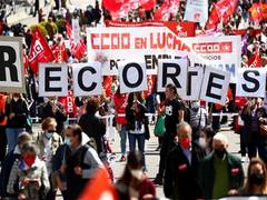 
      
      About 100,000 people gather for union rallies in Spain on...
      
      