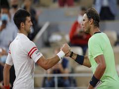 
      
      Djokovic congratulates Nadal on winning record 21st Grand...
      
      