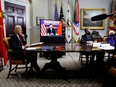 
      
      Biden, Xi discuss Afghanistan, Iran, during virtual summit
      
      