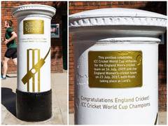 
      
      Royal Mail to celebrate England cricket teams' World Cup victories
      
      