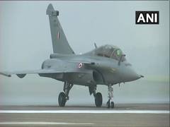 
      
      Water cannon salute given to Rafale aircraft after air...
      
      