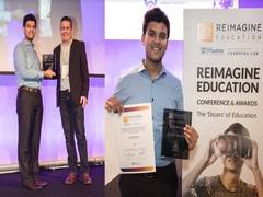 
      
      IIT Gold-Medalist's innovation wins the "Oscars" of education...
      
      