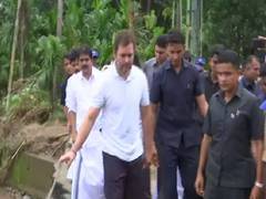 
      
      Rahul Gandhi reviews relief operations in Wayanad
      
      