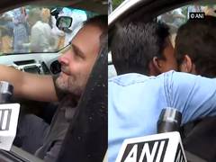 
      
      Man kisses Rahul Gandhi during Wayanad visit 
      
      