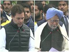
      
      Delhi: Rahul, Manmohan read Preamble of Constitution at...
      
      