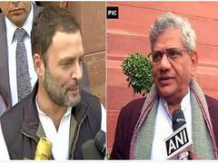 
      
      Rahul Gandhi meets Yechury to discuss GST
      
      