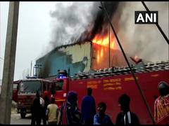 
      
      Massive fire at Alwar factory, no injury reported
      
      