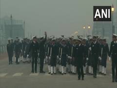 
      
      Rehearsal for R-Day parade in full swing at Rajpath
      
      