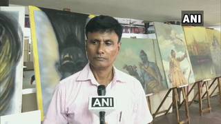 
      
      Murals with images believed to be of Lord Ram, Lakshman,...
      
      