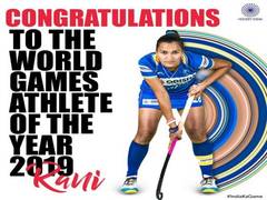 
      
      Hockey India congratulates Rani Rampal for winning World...
      
      