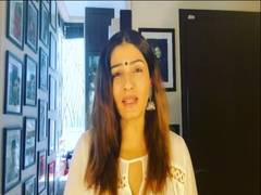 
      
      Raveena Tandon urges people to stay indoors, shares video message
      
      