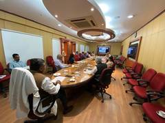 
      
      RS Prasad reviews performance of essential services under...
      
      